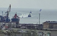 В сети показали заход кораблей РФ в Бердянск